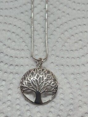 Sterling Silver Tree of Life Pendant Necklace